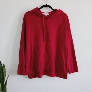 Tommy Bahama Red Knit Hoodie Size L Relaxed Fit